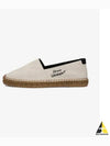 Logo Monogram Espadrilles Beige - SAINT LAURENT - BALAAN 2