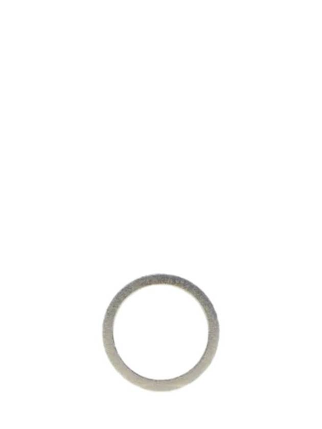 Engraved Logo Ring Silver - MAISON MARGIELA - BALAAN 4