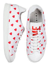 Women's 10073DHE WHITE HEART Heart sneakers - JOSHUA SANDERS - BALAAN 2