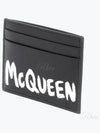 Graffiti Card Wallet Black - ALEXANDER MCQUEEN - BALAAN 2