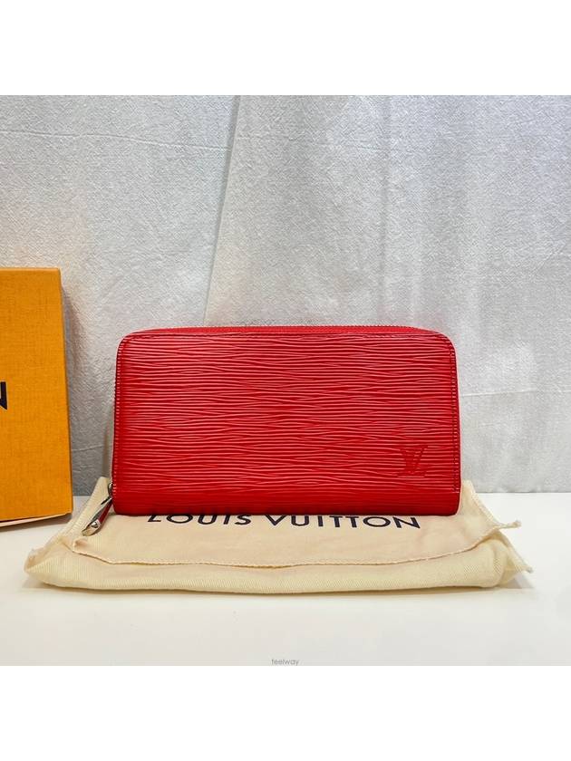 New product level Epi Zippy Red Wallet Long - LOUIS VUITTON - BALAAN 1