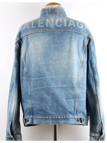 Back logo denim jacket 34 - BALENCIAGA - BALAAN 1