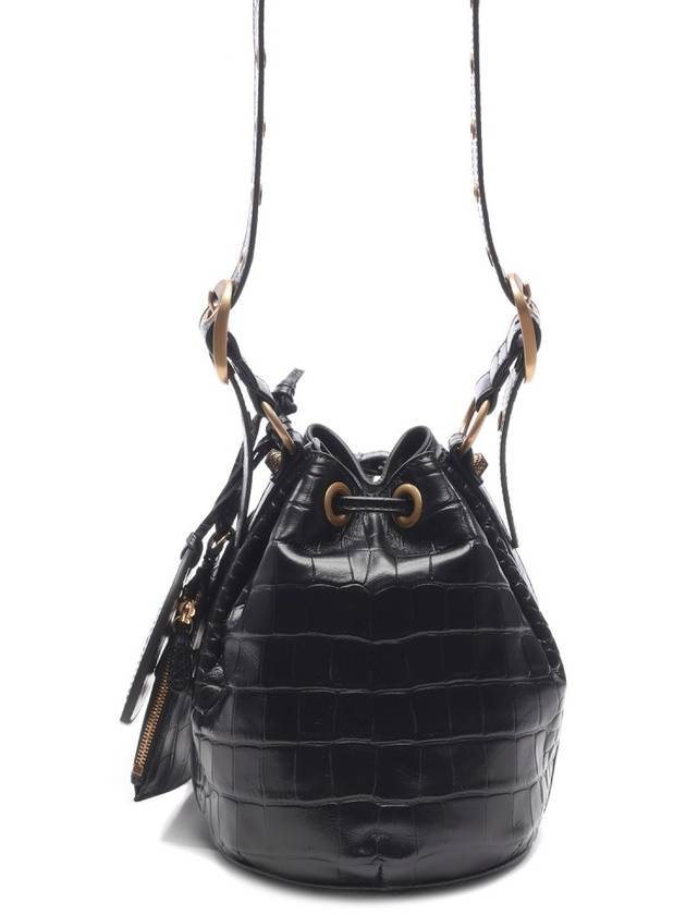 Le Cagole XS Leather Bucket Bag Black - BALENCIAGA - BALAAN 5