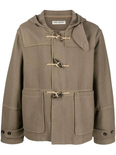 WOol Crop Duffle Coat Brown - OUR LEGACY - BALAAN 1