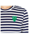 Green Wappen Stripe TShirt AZ T051 051 1 9 - COMME DES GARCONS PLAY - BALAAN 4