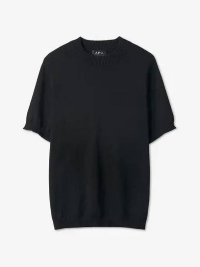 Calypso Crew Neck Knit Top Black - A.P.C. - BALAAN 2