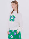 Flower Sweatshirt Ivory - METAPHER - BALAAN 4