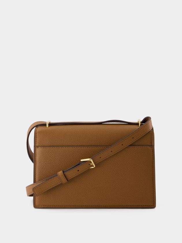 Miller Leather Cross Bag Brown - TORY BURCH - BALAAN 4