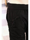 Lens Waffen Bermuda Banding Shorts Black - CP COMPANY - BALAAN 9