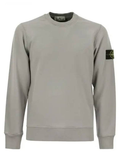 Wappen Patch Garment Dyed Sweatshirt Grey - STONE ISLAND - BALAAN 2