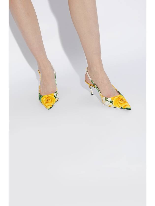 24 ss Yellow Green FLOWERING Pumps CG0639AS817HA3VO B0481007158 - DOLCE&GABBANA - BALAAN 3