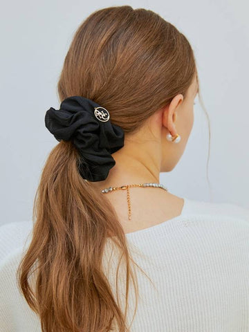 ANC BIG GOLD SCRUNCHIE_BLACK - ANOETIC - BALAAN 1