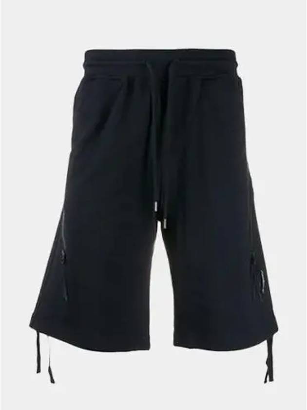 Lens Wappen Diagonal Shorts Navy - CP COMPANY - BALAAN 5