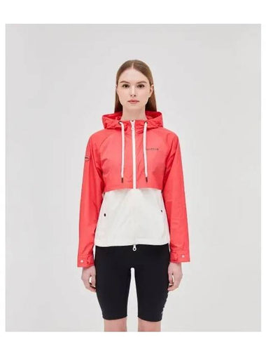 Saona Light Red Women s Wind Jacket - DUVETICA - BALAAN 1