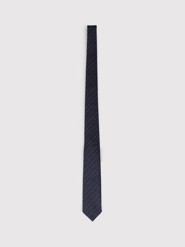 Nano CD Icon Silk Tie Navy - DIOR - BALAAN 1