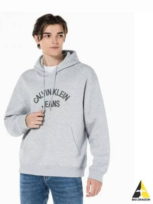 JEANS Men s Gray Curve Drawgo Hoodie J400361 P01 - CALVIN KLEIN - BALAAN 1