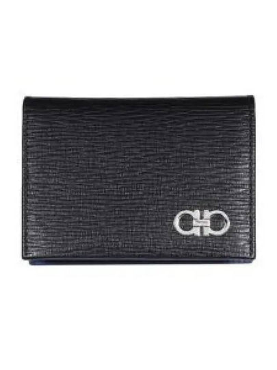 Matelasse Monogram Quilting Flap Half Wallet Black - SAINT LAURENT - BALAAN 2