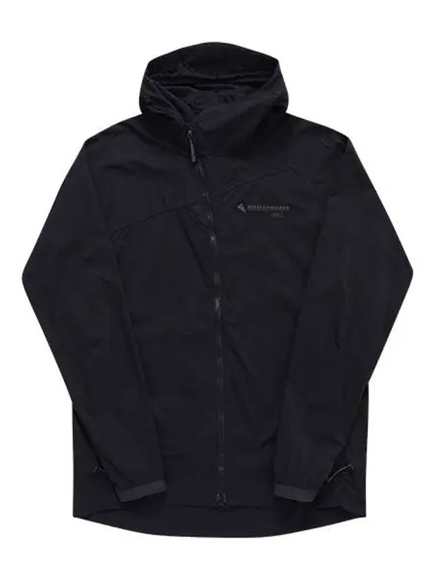 Men's Nal Hooded Windbreaker Black - KLATTERMUSEN - BALAAN 3