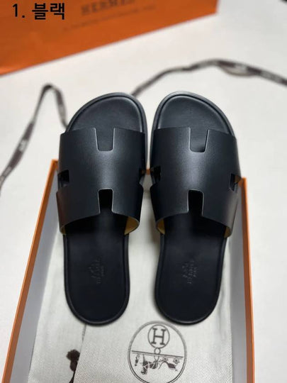 Izmir Sandal Calfskin & Noir - HERMES - BALAAN 2