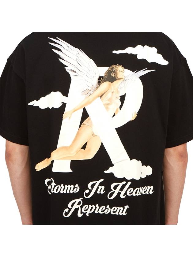 Storms In Heaven Short Sleeve T-Shirt Black - REPRESENT - BALAAN 10