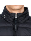 Padded Wool Hooded Zip Up Black - MONCLER - BALAAN 8