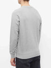 Monochrome Fox Head Patch Classic Cotton Sweatshirt Grey Melange - MAISON KITSUNE - BALAAN 5