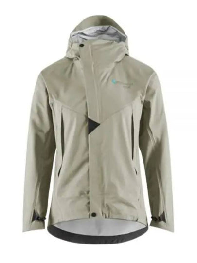 Women's Ashinya Waterproof Zip-Up Hoodie Silver Green - KLATTERMUSEN - BALAAN 2