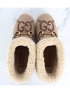 Horsebit GG shearling fur boots 36 5 235 - GUCCI - BALAAN 9