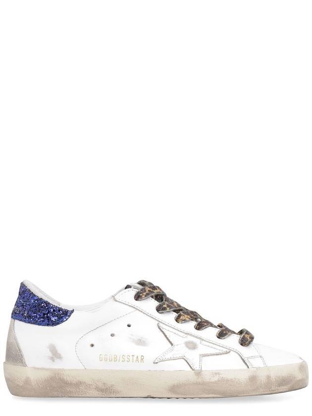 Superstar Blue Tab Low Top Sneakers White - GOLDEN GOOSE - BALAAN 1