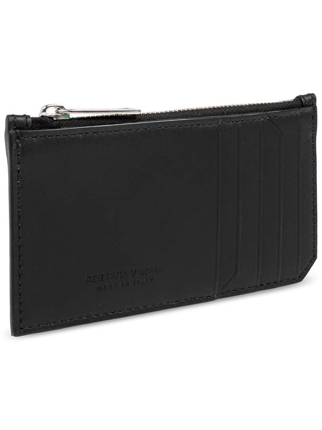 Bottega Veneta Card Case, Men's, Black - BOTTEGA VENETA - BALAAN 4