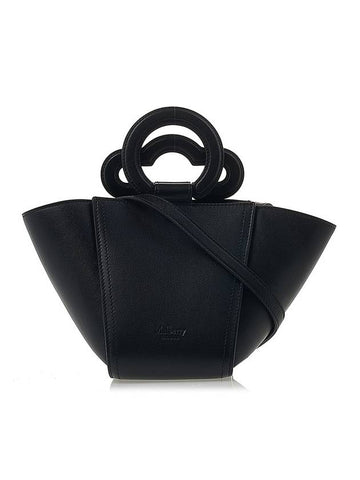 Mini Riders Calf Tote Bag Black - MULBERRY - BALAAN 1