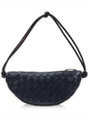 Intrecciato Strap Pouch Tote Bag Black - BOTTEGA VENETA - BALAAN 4