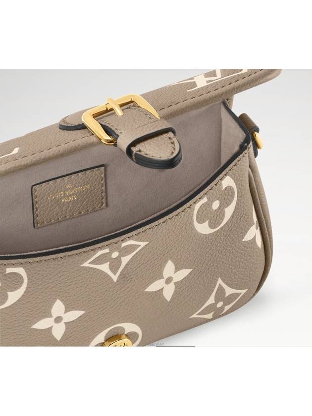 Nano Diane Bicolor Monogram Empreinte Leather Shoulder Bag Beige - LOUIS VUITTON - BALAAN 5