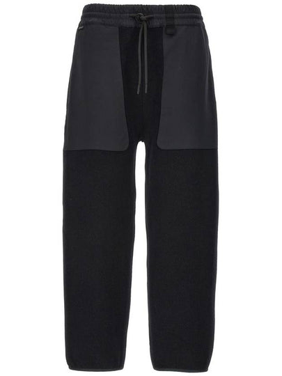 drawstring panel track pants black - MONCLER - BALAAN 2