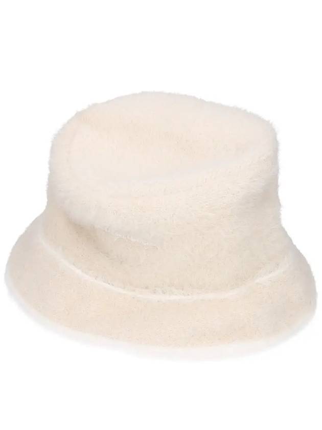 Le Bob Neve Fluffy Bucket Hat Off-White - JACQUEMUS - BALAAN 4