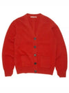 Wool Blend Cardigan Red - ACNE STUDIOS - BALAAN 2