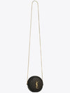 Round Pillow Cross Bag Black - SAINT LAURENT - BALAAN 5