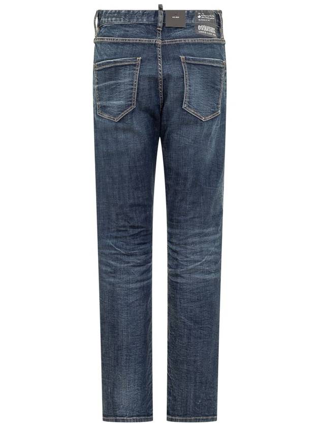 Denim Straight Pants S75LB0889S30342 470 BLUE - DSQUARED2 - BALAAN 3