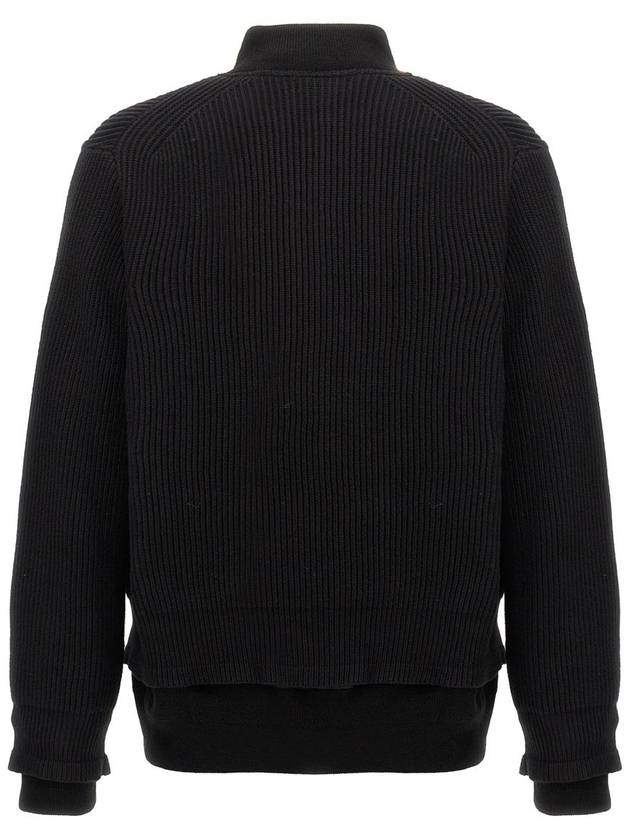 Sacai Nylon Insert Cardigan - SACAI - BALAAN 2