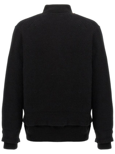 Sacai Nylon Insert Cardigan - SACAI - BALAAN 2