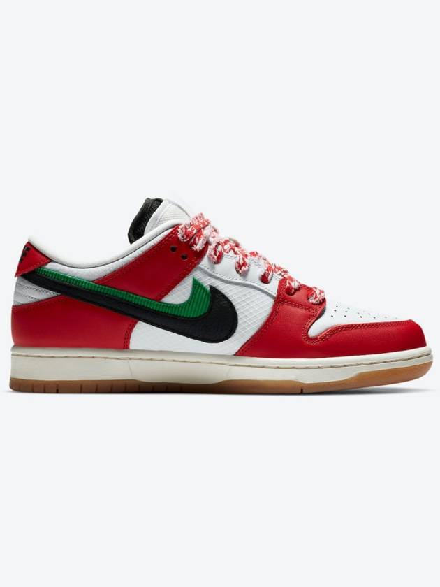 SB Dunk Low Pro Habibi Low Top Sneakers White Red - NIKE - BALAAN 4