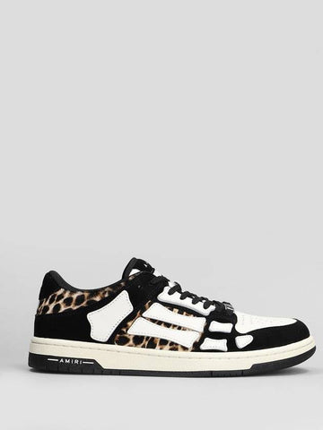 Amiri Leopard Skel Top Low Sneakers - AMIRI - BALAAN 1