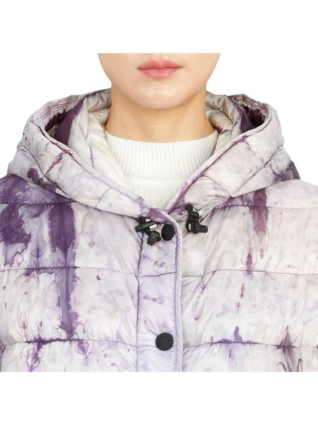 Women's Rives Short Padded Jacket Lilac - MONCLER - BALAAN 8