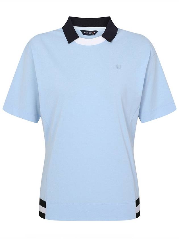 hem color combination stingray fit t-shirtHE2WTS010 - HOLIC&PLAY - BALAAN 4