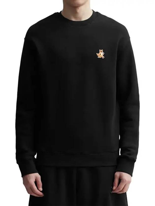 Fox Cotton Sweatshirt Black - MAISON KITSUNE - BALAAN 5