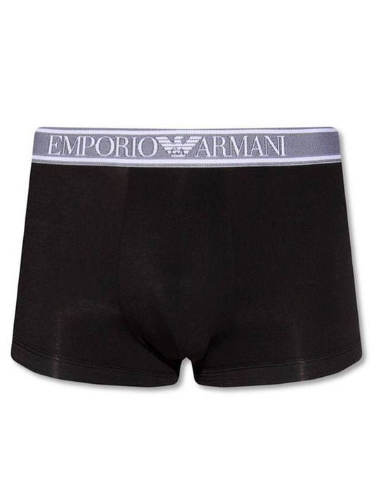 Logo Band Boxer Briefs Black - EMPORIO ARMANI - BALAAN 1