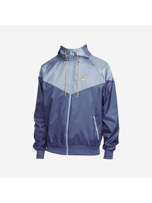 Sportswear Windrunner Hoodie Track Jacket Blue - NIKE - BALAAN 1