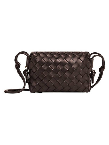 Loop Camera Mini Cross Bag Brown - BOTTEGA VENETA - BALAAN 1