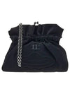 Eva Chain Small Clutch Bag Black - VIVIENNE WESTWOOD - BALAAN 2