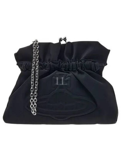 Eva Chain Small Clutch Bag Black - VIVIENNE WESTWOOD - BALAAN 2